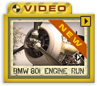 BMW 801 Engine Run Video - June 7, 2010